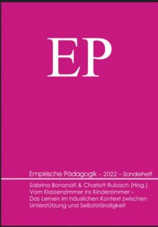 Zum Artikel "Neuste Veröffentlichung von Prof. Dr. Nicole Kimmelmann & Dr. Florian Kirchhöfer im Sonderheft „Empirische Pädagogik 2022 / Nr. 36“"