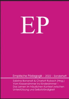 Zum Artikel "Neueste Veröffentlichung von Prof. Dr. Nicole Kimmelmann & Dr. Florian Kirchhöfer im Sonderheft „Empirische Pädagogik 2022 / Nr. 36“"