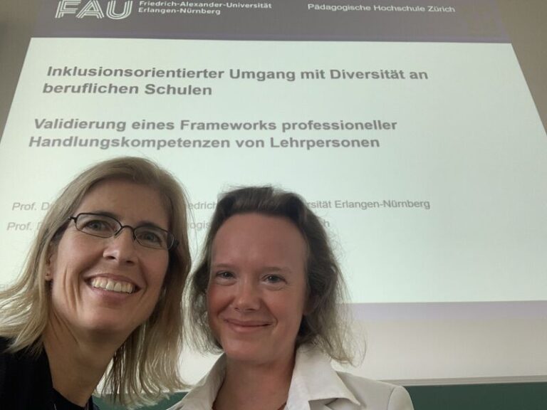 Beitrag von Prof. Dr. Kimmelmann und Prof. Dr. Silvia Pool Maag auf der Sektionstagung Berufs-und Wirtschaftspädagogik in der DGfE in Dresden